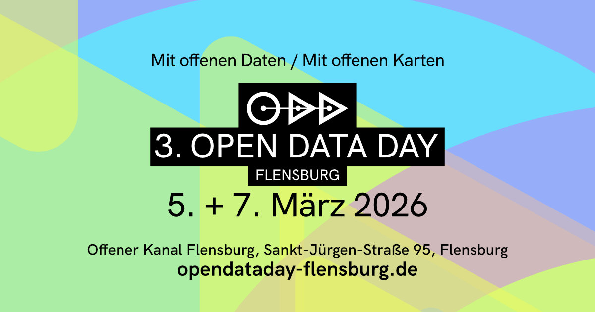 Open Data Day Flensburg - 5. März 2026 und 7. März 2026